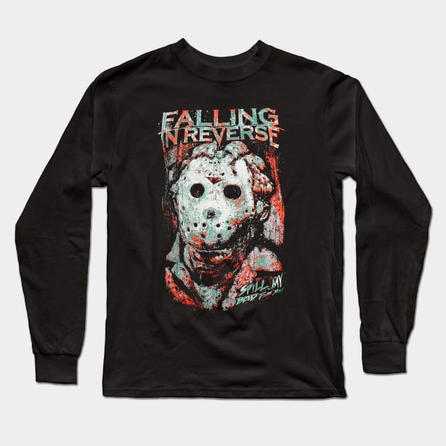 facemask falling in reverse gift for fans and lovers Long Sleeve T-Shirt by LolitaGad